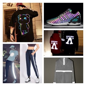 Vinilo Adhesivo Reflectante Elástico con Transferencia de Calor Arcoíris para Camisetas, Venta al Por Mayor - Product Image 5