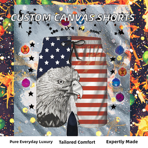 Shorts en toile personnalisés de haute qualité, décontractés, imperméables, anti-plis, imprimés par transfert thermique, nouvelle arrivée, prix abordable - Product Image 2