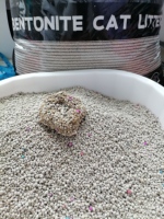 BENJIE 5L/10L/25L 99% Bebas Debu Kontrol Bau Ekstra Biodegradable & Ramah Lingkungan Pasir Kucing Bentonit