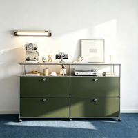 En gros, Panneau de présentation rustique et robuste, de style industriel, pour bureau, appartement, salle à manger, entrée, avec cadre de rangement, aux dimensions généreuses, couleur industrielle