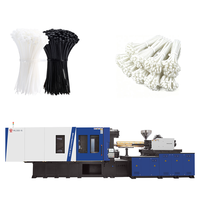 Máquina de Inyección de Plástico de 300 Toneladas con Función Automática de Limpieza de Materiales para Bridas de Nylon Pequeñas