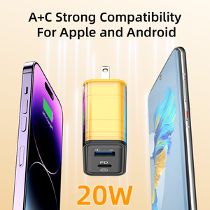 20W Charge Rapide Dual Port USB PD Adaptateur d'Alimentation Multi-Port Type-C Charge Rapide 5V3A Mobile Vente en Gros EU UK US - Product Image 6