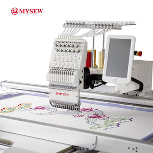 MYSEW MHS1201 (700*1200mm) Machines à coudre et à broder industrielles automatiques à tête unique 12 aiguilles avec prix - Product Image 2