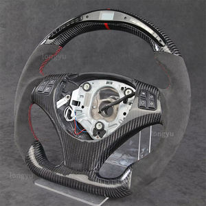 Volante de fibra de carbono Alcantara para <span class=keywords><strong>BMW</strong></span> E 90 91 <span class=keywords><strong>92</strong></span> 93 E90 E91 E92 E93 328Li 330Li 330e 316i 318i <span class=keywords><strong>320i</strong></span> 323i 325i 328i 330i - Product Image 2