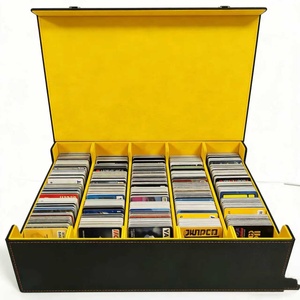 Durable Leather Car Trunk Storage <b>Box</b> with Custom Logo <b>Large</b> Capacity Multi-functional Design for Board Games Card Collections - Product Image 1