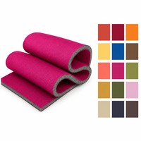 Tissu de revêtement de toit automobile avec support en mousse, largeur 1,5 m, matériau d'isolation thermique pour plafond de voiture