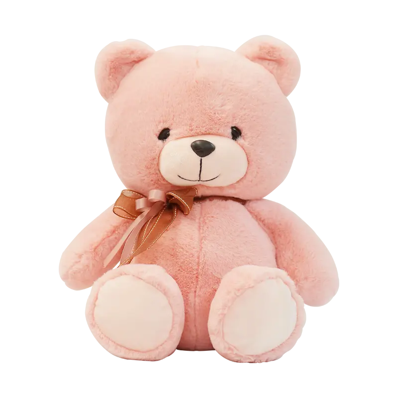 Offre Spéciale 30cm petit ours en peluche avec ruban Mini ours en peluche peluche ours gris peluche cadeau pour les enfants
