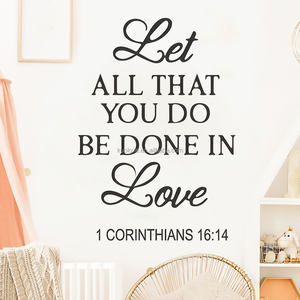 Proverbes étrangers Slogan inspirant noir Stickers muraux Studio porche chambre décoration papier peint autocollants muraux auto-adhésifs - Product Image 5