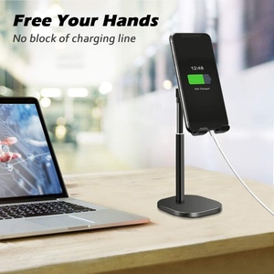 Support de téléphone de bureau en gros, support universel pour téléphones mobiles et tablettes, hauteur réglable, support de téléphone pour diffusion en direct - Product Image 4