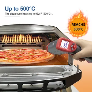 Hot Koop In China 16 Inch Pizza Oven Gas Pizza Oven Outdoor Met Pizza Steen