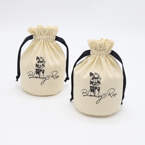 High Quality Round Bottom Cotton Linen Drawstring Candle <b>Bag</b> Candle Pouch Natural Cotton Muslin Gift Cosmetic <b>Dust</b> <b>Bag</b> - Product Image 1