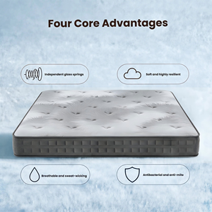 Matelas hybride à ressorts ensachés avec couche de mousse haute résilience et housse en tissu respirant pour hôtels et usage domestique - Prix - Product Image 4