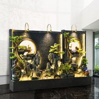 Fuente de Agua para Interiores Decoración de Hogar Cascada Artículos Decorativos para Hogar y Jardín Fuentes