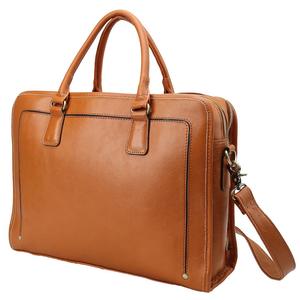 Unisex de naranja personalizado café negro curtido vegetal de los hombres de cuero maletín <span class=keywords><strong>15</strong></span>,<span class=keywords><strong>6</strong></span> "ordenador portátil bolso - Product Image 4