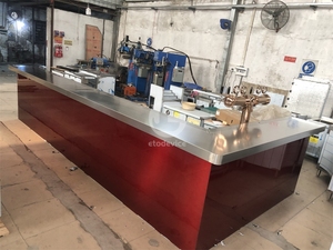 Estación de bar móvil para fiestas, estación de coctelería, barra de coctelería de acero inoxidable - Product Image 5