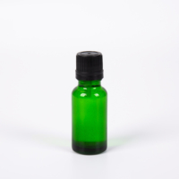 Flacon compte-gouttes en verre ambré rond de 10 ml avec pompe pulvérisatrice, bouchon inviolable, design sérigraphié, pour diffuseur à bâtonnets