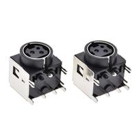 Connecteur de prise d'alimentation Mini DIN de haute qualité, 422, grande prise de type S, angle droit