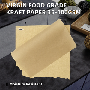 Papel Kraft 100% Virgen de Grado Alimenticio, Resistente a la Humedad, Impresión por Grabado, Compatible con 35gsm-100gsm - Product Image 2