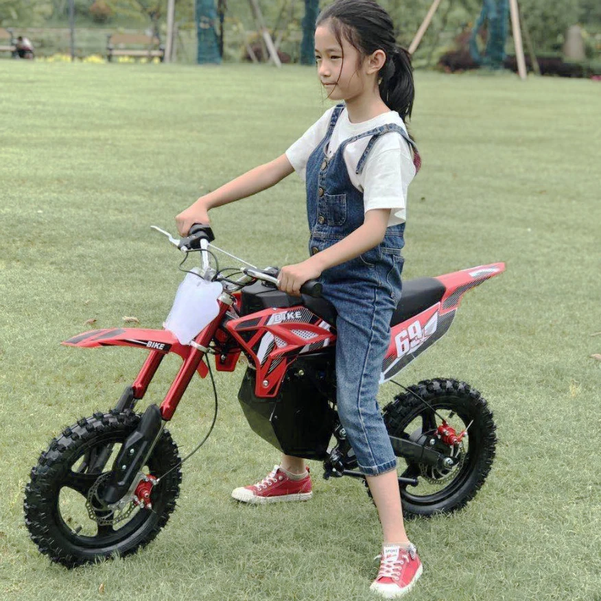 Low Price 2021 48V 350W 500W Lithium Battery Children Motorbike Kids Enduro Dirt Bike Electric Motorcycle for Sale
