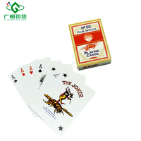 Cartes à jouer en gros d'abeille de Offre Spéciale personnalisé de haute qualité cartes d'affirmation de prix bas de poker