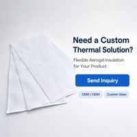 Matériau d'isolation en aérogel ultra-fin et flexible, adapté aux appareils dotés d'un espace limité, tels que les téléphones