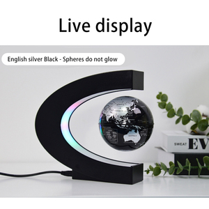 Quả cầu thiên thể nổi hình chữ C với khung chống trọng lực quà tặng sinh nhật bàn văn phòng công ty hoạt động sáng tạo quà tặng quả cầu trái đất - Product Image 2