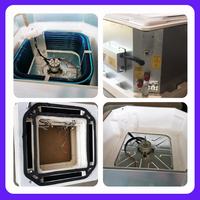 Unité de Ventilo-Convecteur Cassette Haute Efficacité 10KW FP-204 Refroidissement Plafond Ventilo-Convecteur avec Moteurs CC Composants Principaux Moteur Climatisation