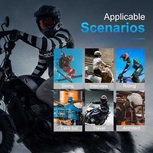 Auriculares para Casco de Ciclismo Q29 OEM/ODM <span class=keywords><strong>con</strong></span> Cámara, Intercomunicador Inteligente para Motocicleta para 2 Personas, Auriculares <span class=keywords><strong>con</strong></span> Intercomunicador de 500 m y Función de Compartir Música - Product Image 3