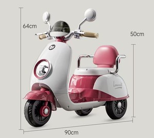 Motocicleta Eléctrica Recargable Clásica de 6v para Niños, con Música y Luces, Triciclo, Auto, Gran Venta - Product Image 6