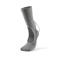 Chaussettes de yoga et de pilates antidérapantes, respirantes, au-dessus du genou, à bout ouvert, personnalisées pour la danse