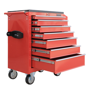 Chariot à outils de garage d'<span class=keywords><strong>atelier</strong></span> de voiture avec 7 tiroirs boîte à outils d'armoire à outils - Product Image 1