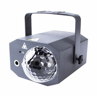 Lumières de boule magique laser LED à télécommande sonore, éclairage de scène de fête disco, projecteur de faisceau laser