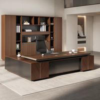 Bureau de direction moderne en bois de haute qualité, convertible, personnalisable, modulaire, extensible, pour usage commercial