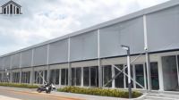 Tente de sport personnalisée, structure en aluminium, couverture en PVC 850g, sol antidérapant pour événements sportifs, expositions, utilisation en extérieur