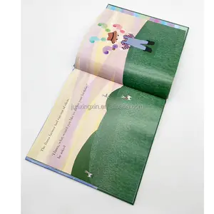 Servizio di stampa personalizzato del libro 2024 libri di bordo per bambini formato personalizzato immagine del bambino a colori lettura libro con copertina rigida di apprendimento per bambini