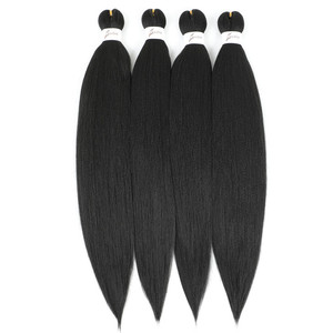 Cheveux tressés pré-étirés Lianzhu pour l'Europe, l'Amérique et l'Afrique, double trame, <span class=keywords><strong>tresses</strong></span> EZ, dreadlocks africaines, 100g, modèle - Product Image 2