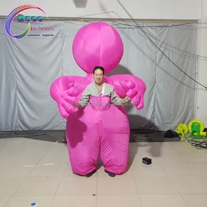 Disfraces Divertidos de Halloween <span class=keywords><strong>para</strong></span> Hombre y <span class=keywords><strong>Mujer</strong></span>, Disfraces Inflables de Muñeca Rosa, Trajes Divertidos y Gordos - Product Image 1