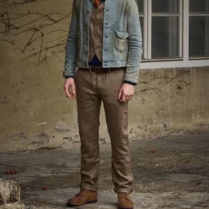 Veste en jean streetwear de luxe sur mesure, lourde, délavée, pour hommes - Product Image 5