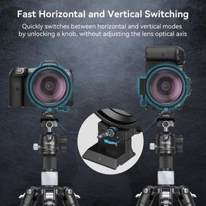 Plaque de montage rotative SmallRig pour appareils photo <span class=keywords><strong>Canon</strong></span> R5 / <span class=keywords><strong>R5C</strong></span> / R6 / R6 Mark II, compatible avec les systèmes Arca-Type et Manfrotto - Product Image 6