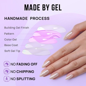 Fournisseur de faux ongles Btartbox, ongles artificiels, faux ongles, ongles personnalisés en gros, gels doux de luxe, ongles à presser - Product Image 3