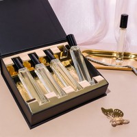 Emballage de parfum avec logo personnalisé, coffret cosmétique de luxe, boîtes cadeaux avec fermeture magnétique, emballage de flacon de 10 ml, 20 ml, 50 ml