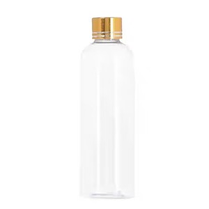 Botellas de Plástico Transparente de 5-500 ml, Botellas de PET para Reactivos Líquidos, Botellas Pequeñas para Medicamentos, Botellas para Aceites Esenciales, con Tapa Dorada Sellada - Product Image 2