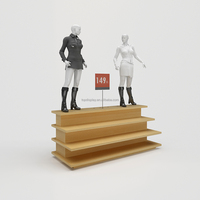 Luminaires de magasin de vêtements de mode 3D Design d'intérieur Boutique magasin meubles décoration vêtements suspendus gondole étagères supports