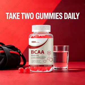 Suplemento de Vitaminas BCAA en Gomitas para Adultos de Alta Calidad, Nutrición Deportiva, Aminoácidos de Cadena Ramificada, Apoya la Recuperación Muscular y la Salud - Product Image 5