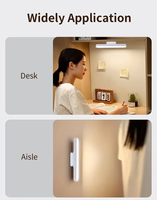 Lampu LED Modern Bersertifikasi ROHS untuk Kabinet Dapur, Lampu Sentuh dengan Saklar Sensor, Tipe Plastik