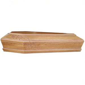Ataúdes y Féretros de Madera de Paulownia Estilo Europeo, Capacidad de 220 Pulgadas Cúbicas, Diseños Personalizables, Venta al por Mayor de Marca - Product Image 1