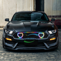 Grille de voiture LED lumineuse personnalisée, série Flow multicolore, modification d'usine