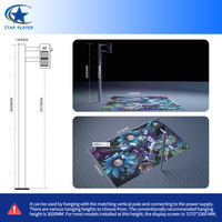 Système de projection immersive STAR PLAYER HW6000U pour les expositions d'art, les restaurants, projecteur DLP interactif d'intérieur