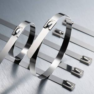Produttore all'ingrosso fascette lampo in acciaio inox marcatore tag con fascetta per cavi - Product Image 5