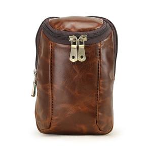 Livraison Gratuite Nouvelle arrivée noir hommes sac de taille <span class=keywords><strong>en</strong></span> cuir véritable petit sac <span class=keywords><strong>banane</strong></span> sac à <span class=keywords><strong>bandoulière</strong></span> - Product Image 4